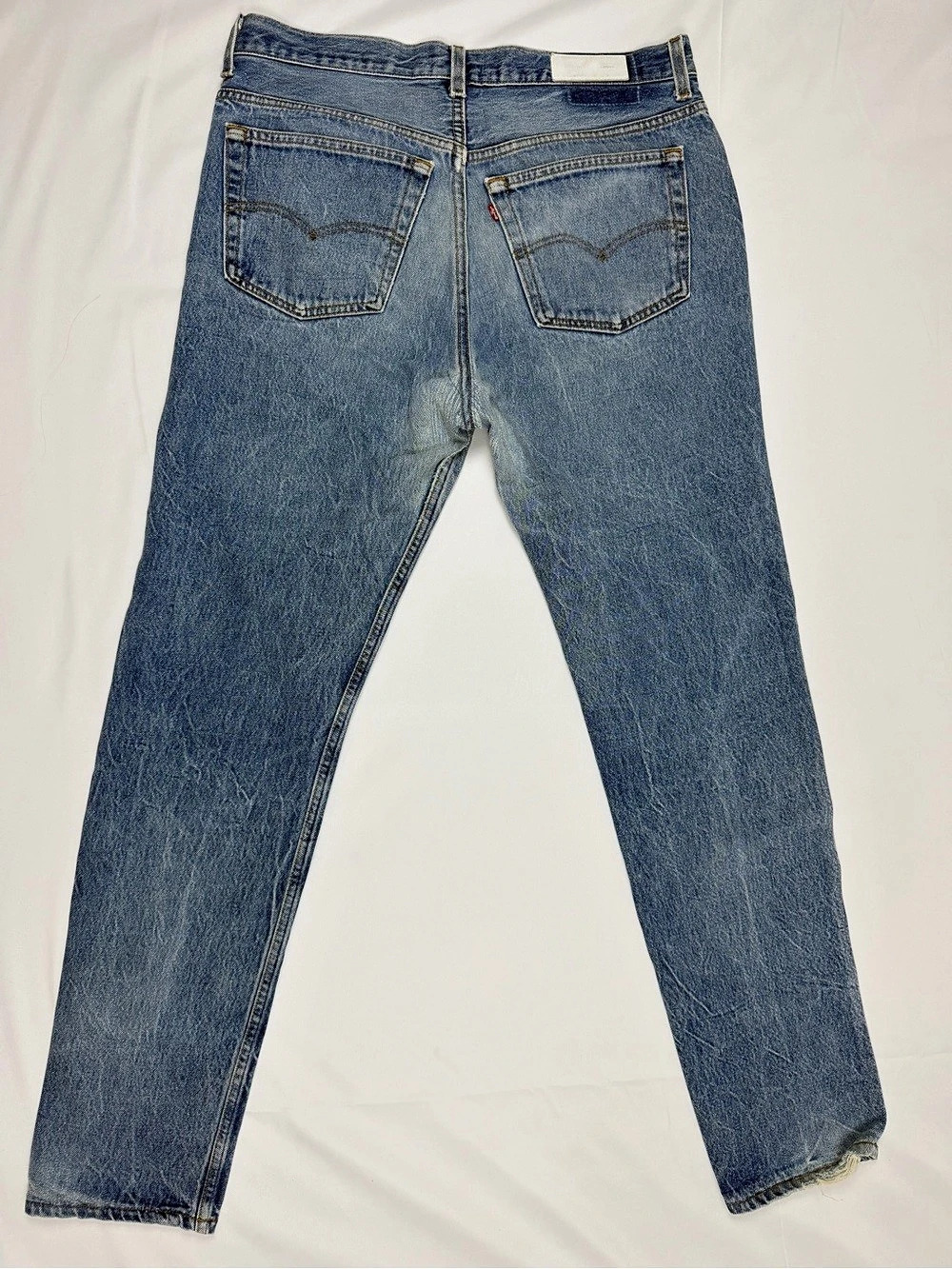 RE/DONE x Levi’s 501 High Rise Straight Leg Jeans Blue - Picture 2 of 8